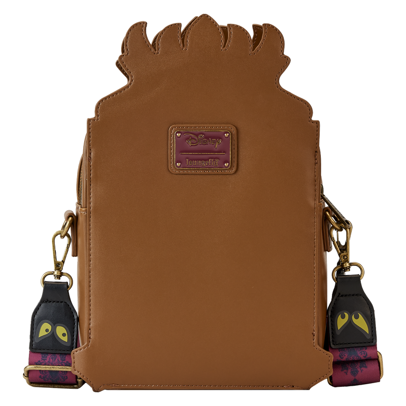 Haunted Mansion Grandfather Clock Glow-in-the-Dark Crossbody Bag for Disney Fans, Halloween Costume & Themed Parties