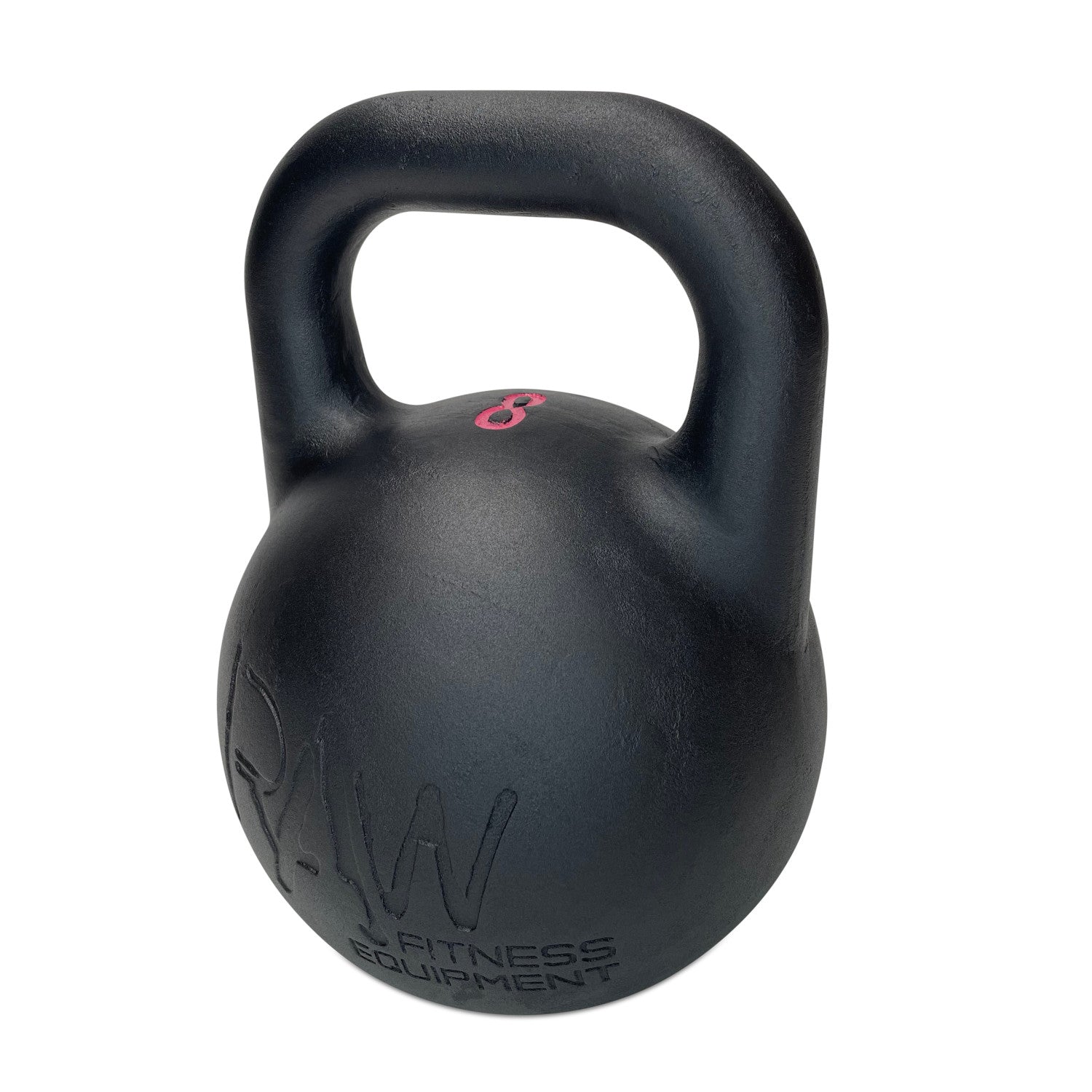 Premium 8KG Competition Kettlebell - Professional Black Cast Iron Weight for CrossFit, Strength Training & Home Gym Workouts