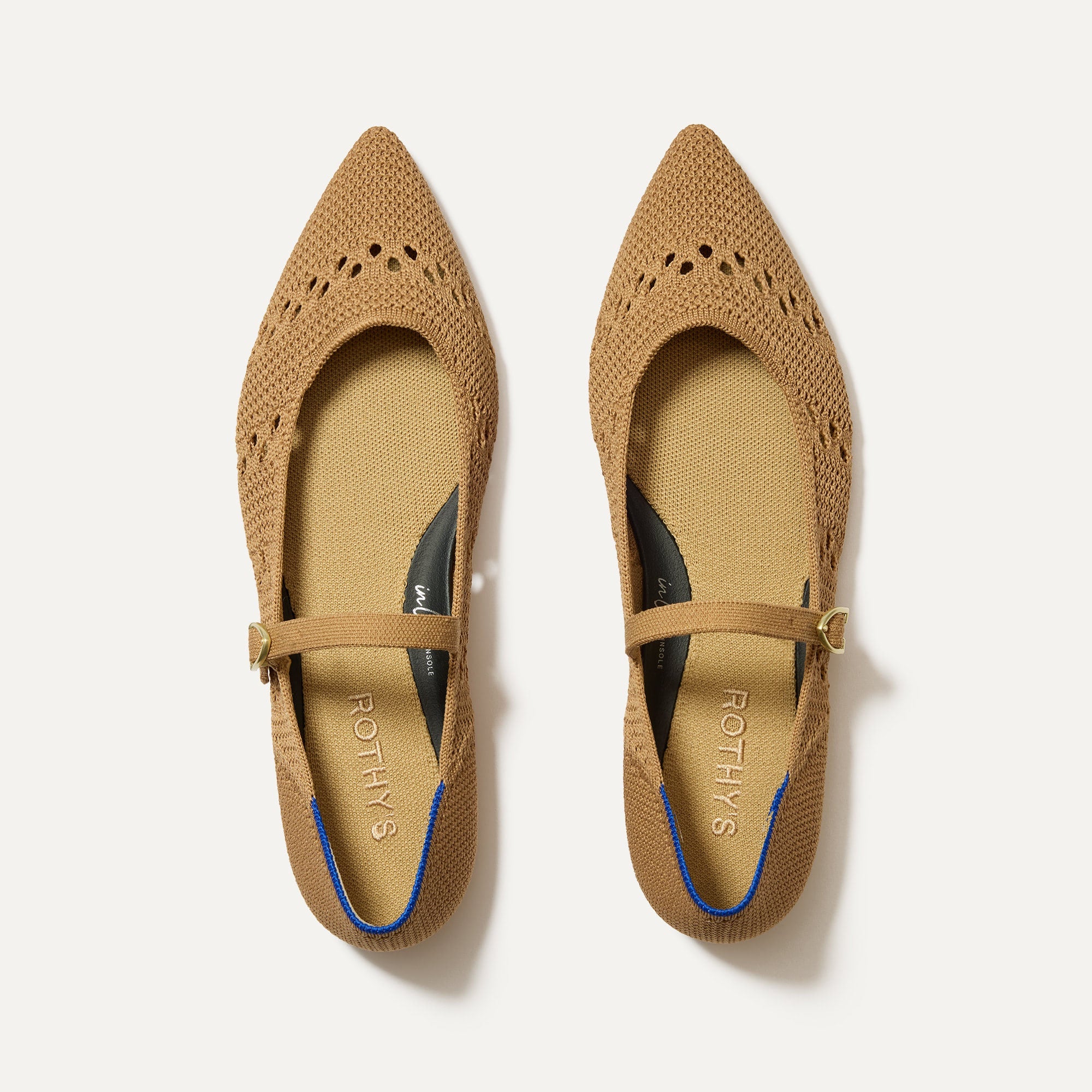 The Point Mary Jane II Women's Comfortable Flats - Classic Ballet Shoes for Casual Wear, Work & Everyday Outfits