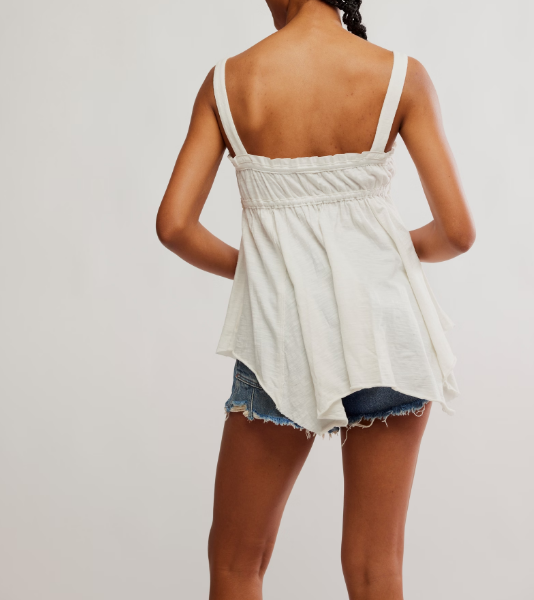 Free People Amaryllis Tank Top for Women - Soft Stretch Casual & Layering Essential - Perfect for Yoga, Beach, and Everyday Wear