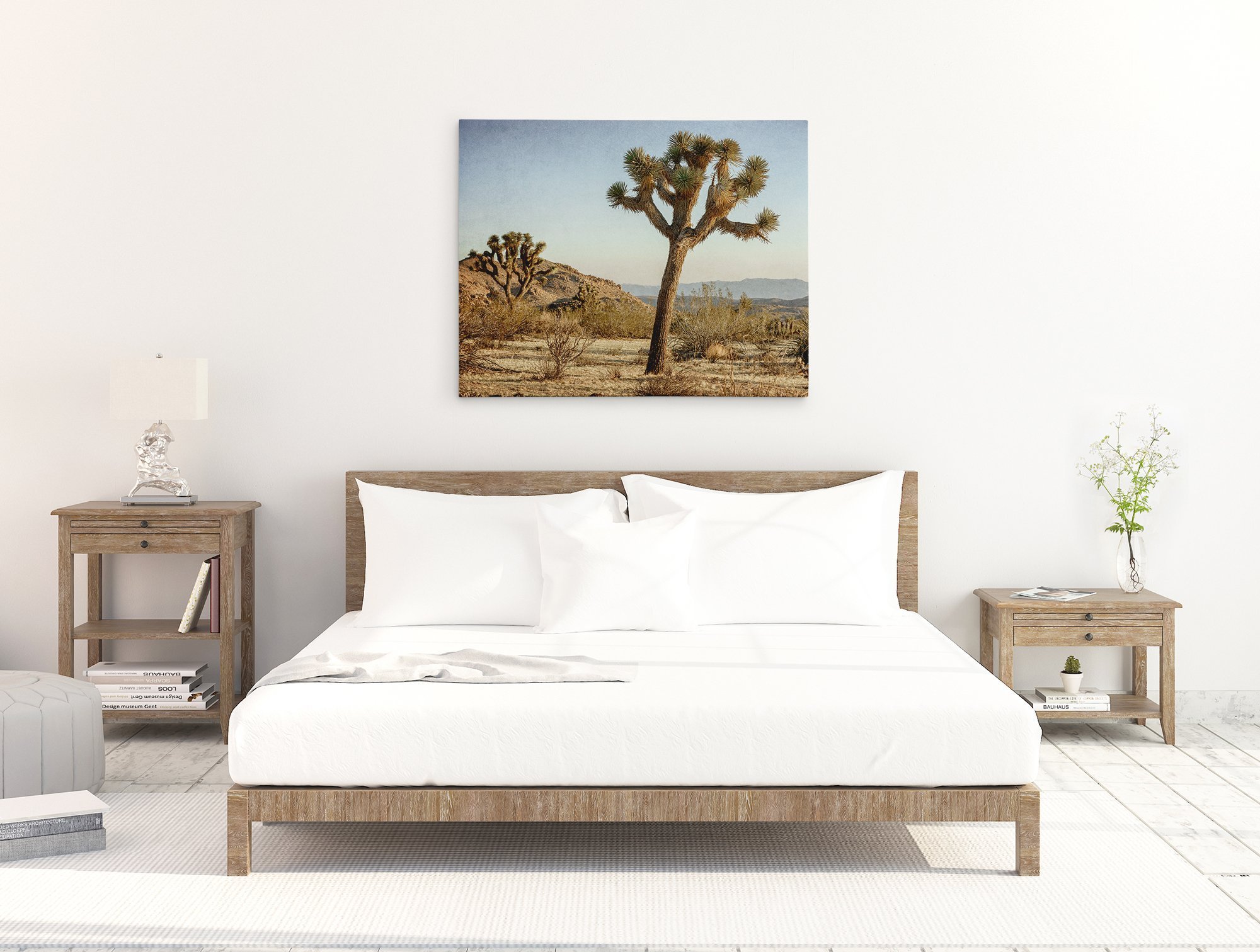 Large Format Canvas Print | Joshua Tree Wall Art | Southwestern Home Decor | California Desert Landscape Photography | Unframed Poster | Perfect for Living Room, Bedroom or Office Decor