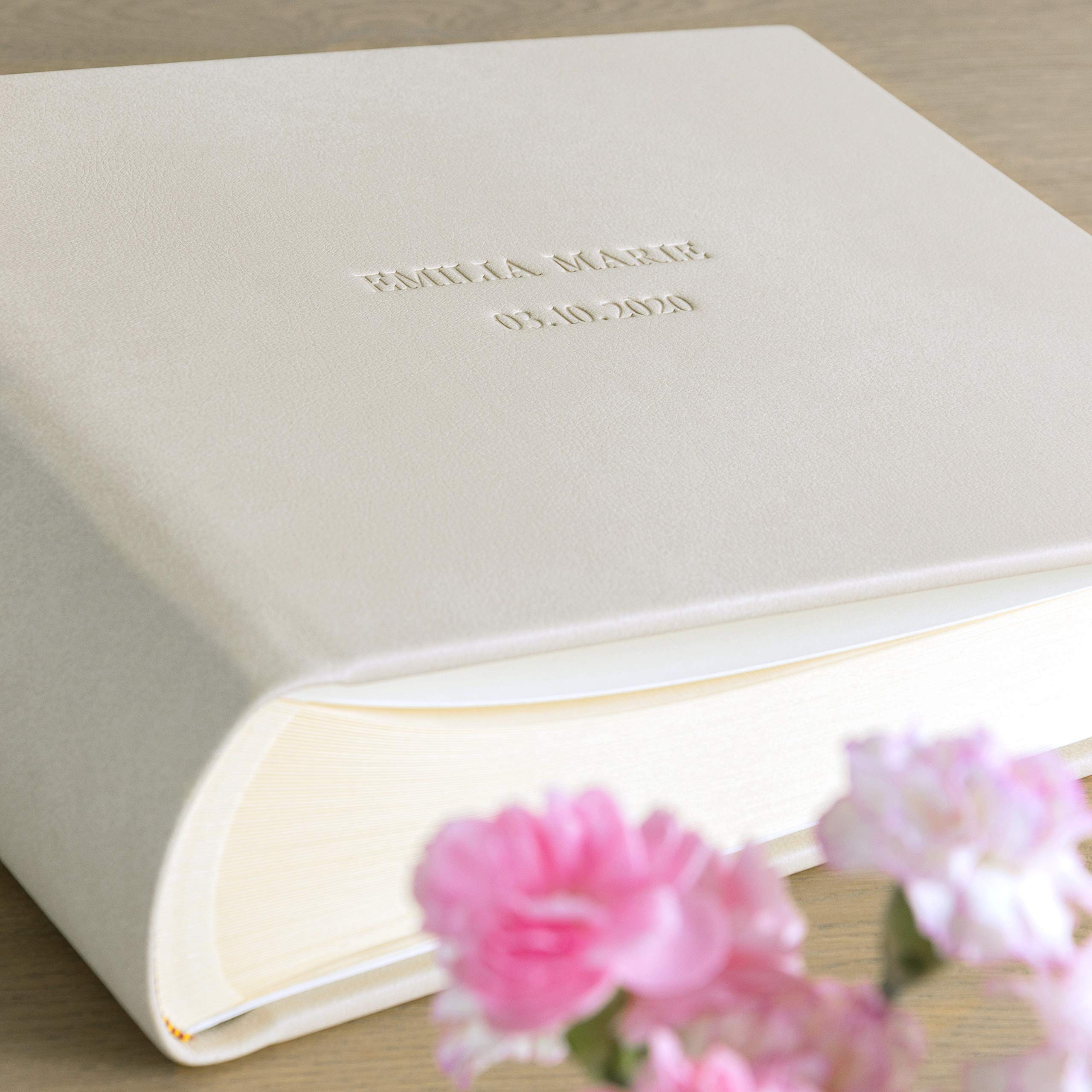 Handmade Leather Scrapbook Album for Wedding & Family Photos - Eco-Friendly Travel Photo Book - Premium Keepsake Memory Book for Anniversaries, Baby Shower & Special Occasions