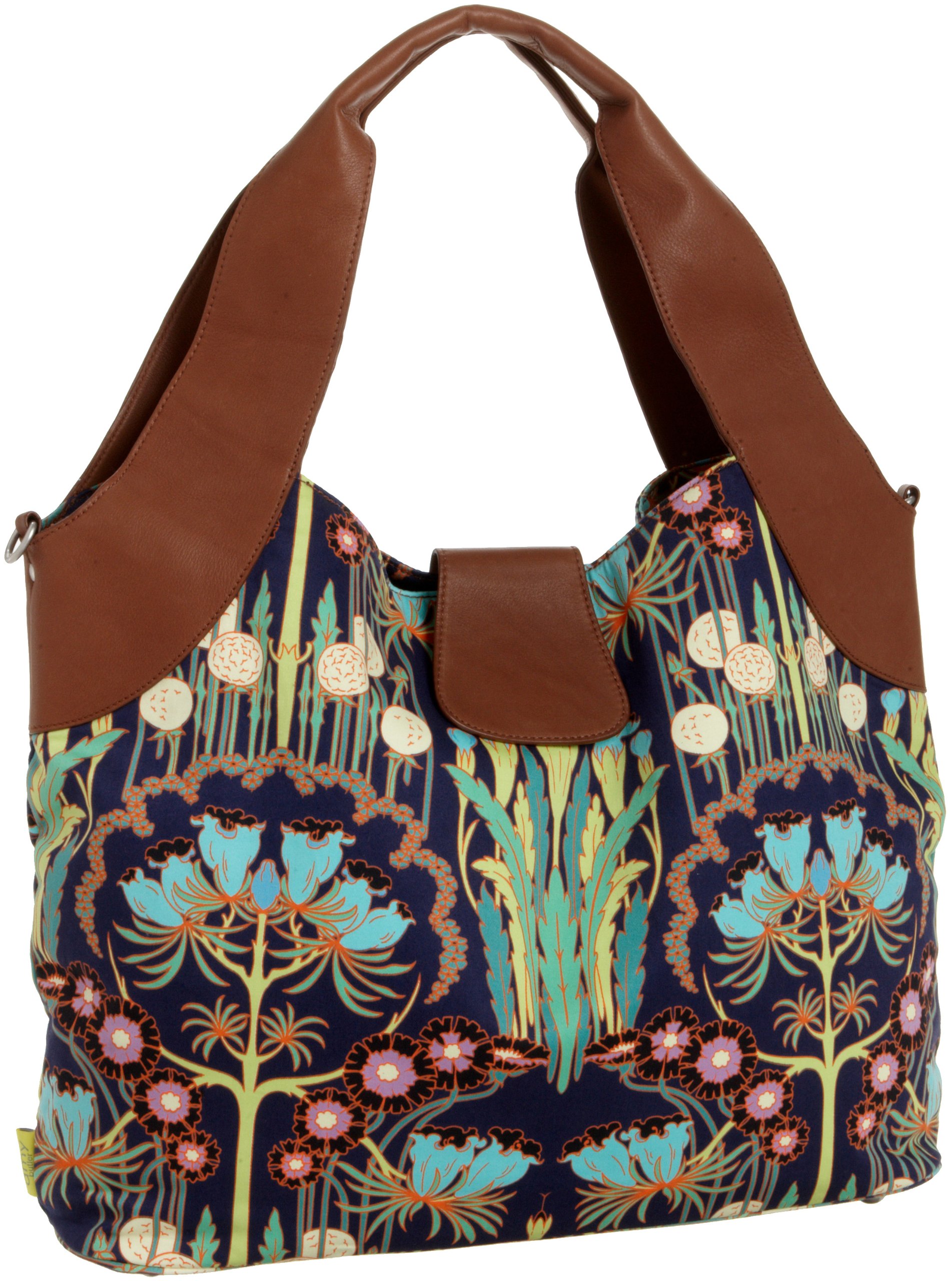 Amy Butler Wildflower Diaper Bag - Stylish & Spacious Baby Tote for Moms - Perfect for Nursery, Travel & Everyday Use