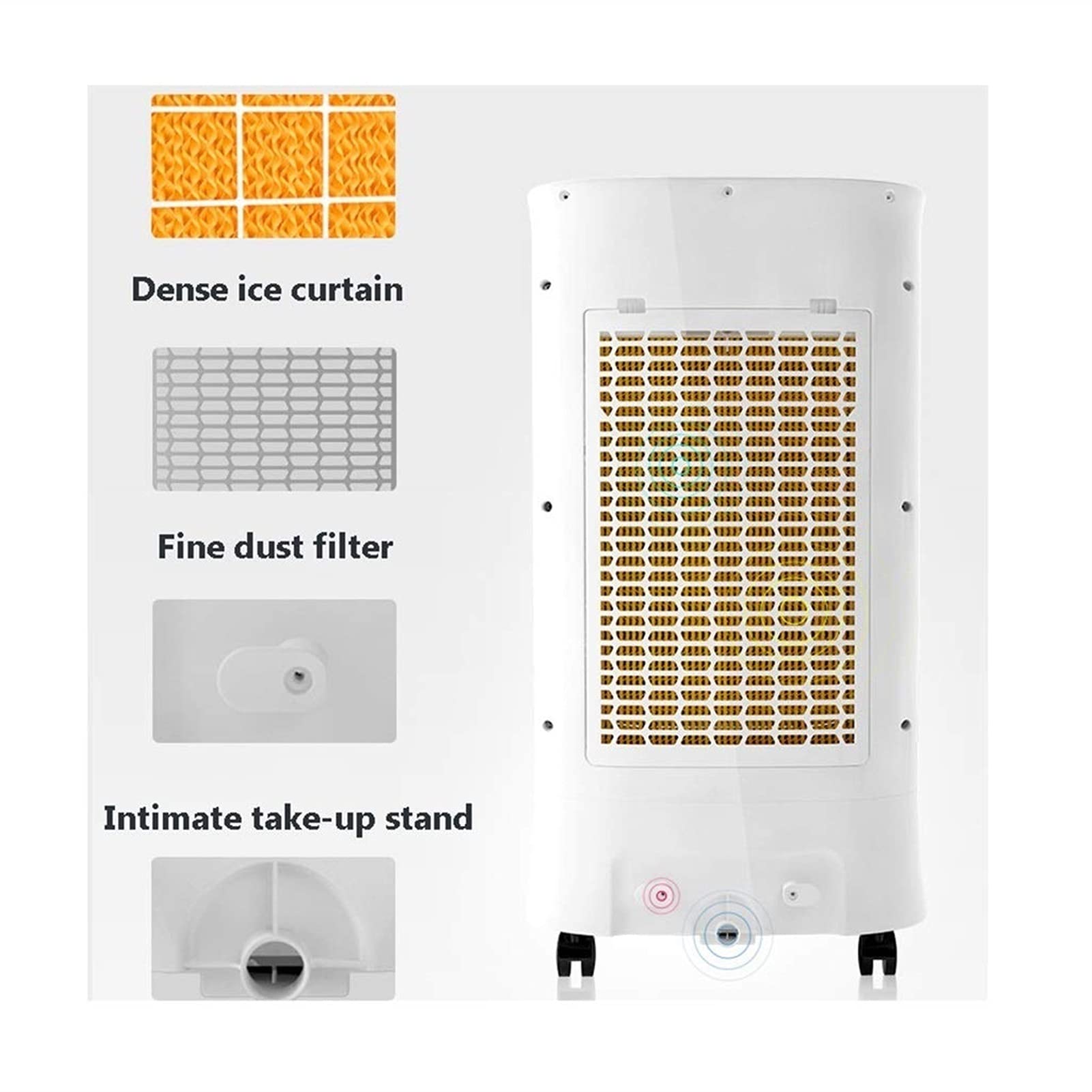 7L Portable Air Conditioner 13000BTU - Energy Efficient Cooling with LED Touch Control & Remote - 3 Fan Speeds & 1-15H Timer - Perfect for Bedrooms, Offices, and Small Spaces