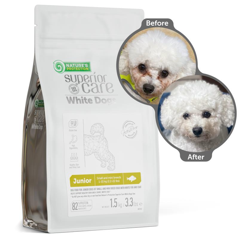 Premium Small Breed Puppy Food with White Fish - High Protein, Grain-Free Dry Dog Food for Toy & Mini Dogs - Perfect for Indoor & Outdoor Feeding