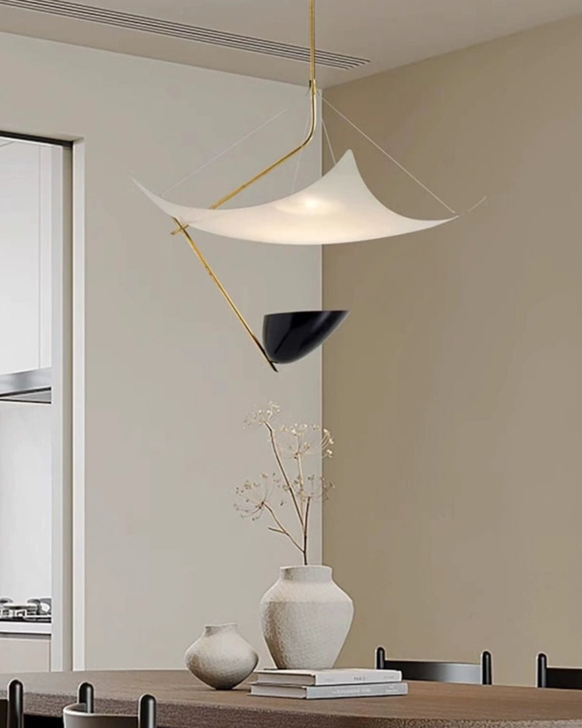 Angelo Lelii Mid-Century Modern Pendant Light - Vintage Italian Design for Dining Room, Kitchen Island & Living Room Lighting