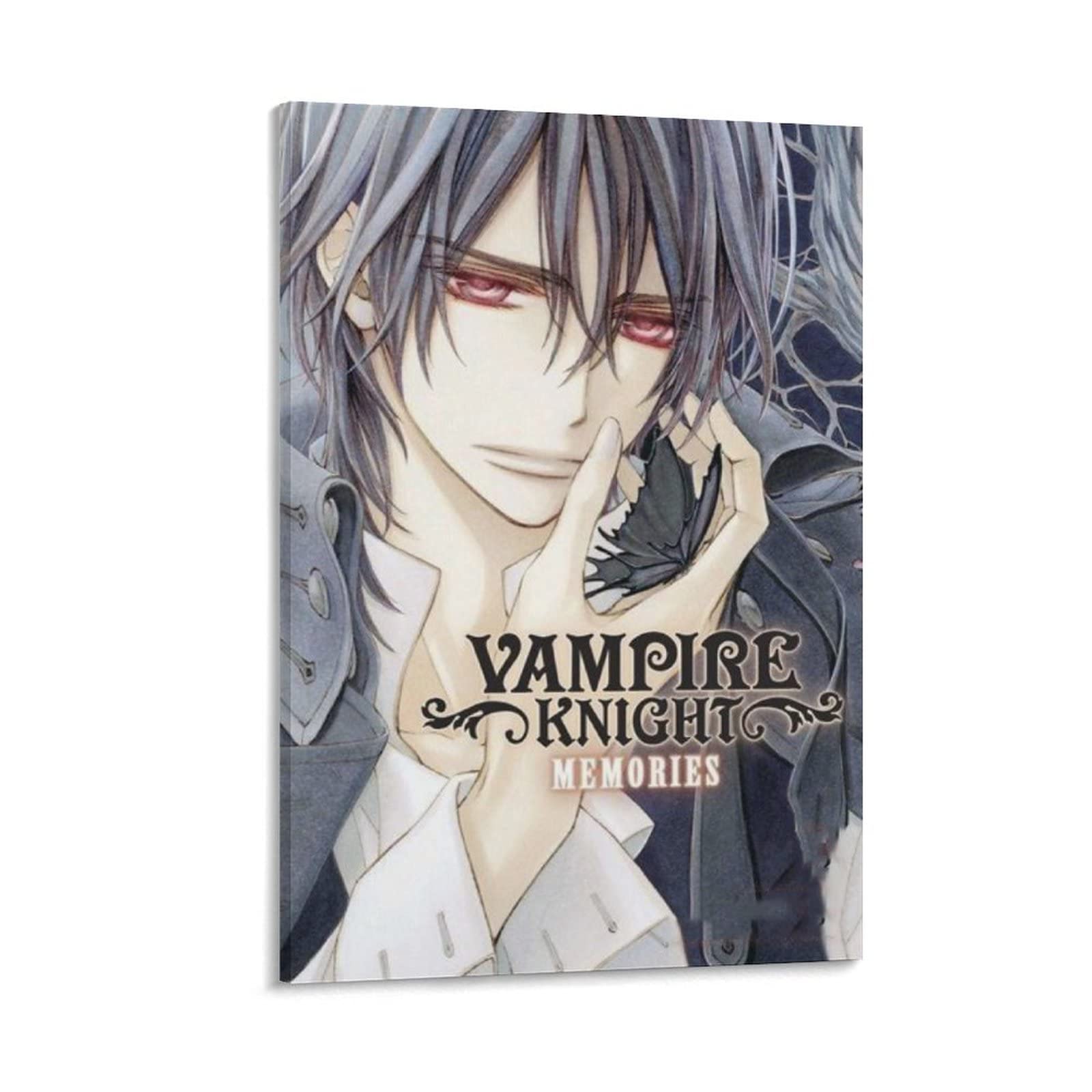 Vampire Knight Anime Poster - Zero Kiryu Canvas Art Print - Japanese Aesthetic Wall Decor (24x36 Inches / 60x90cm) Framed or Unframed - Perfect for Anime Fans, Bedroom Decor & Gift Ideas