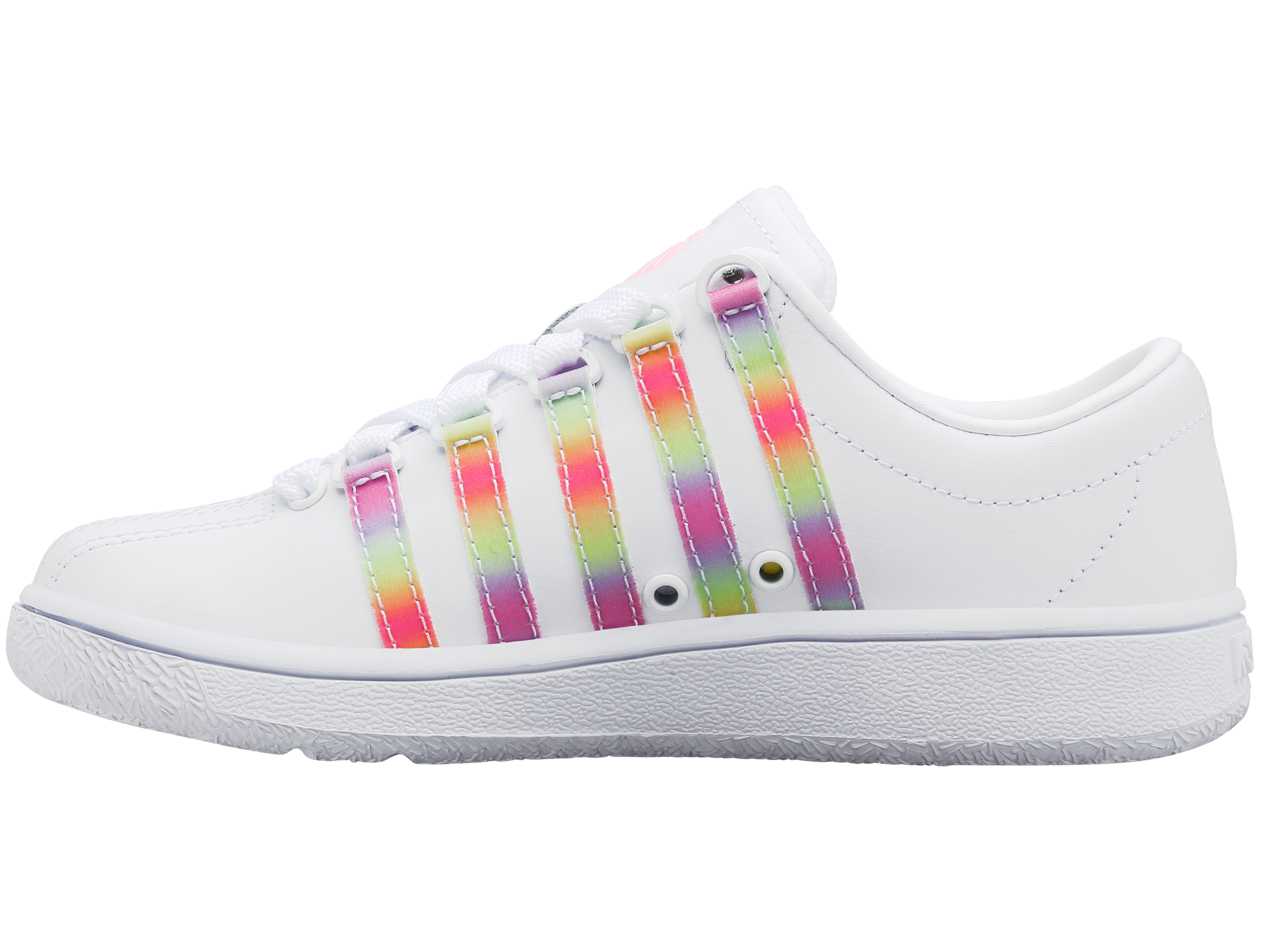 57161 184 M | CLASSIC LX Sneakers | White/Pastel Rainbow Colorway - Perfect for Casual Wear, Street Style & Everyday Comfort