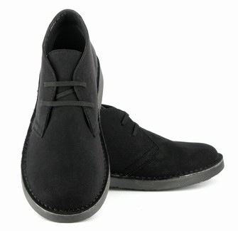 Vegan Leather Bush Boots for Men & Women - Black Waterproof Hiking Boots for Outdoor Adventures & Casual Wear