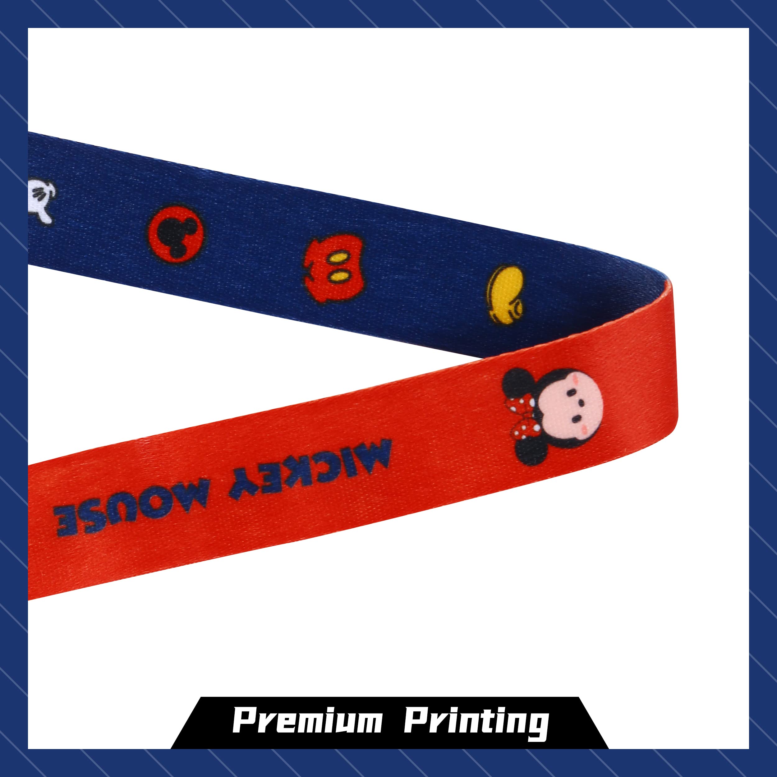 Cute Kawaii Cartoon Key Lanyard for ID Badges & Keys - Office, School, Events