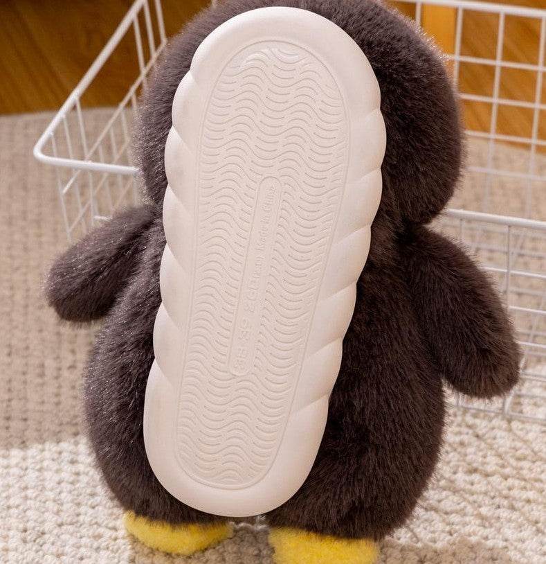 Happy Feet | Kawaii Penguin Plush Slippers for Women & Girls - Soft & Cozy Home Shoes for Winter, Gifts, Anime Cosplay & Lounge Wear