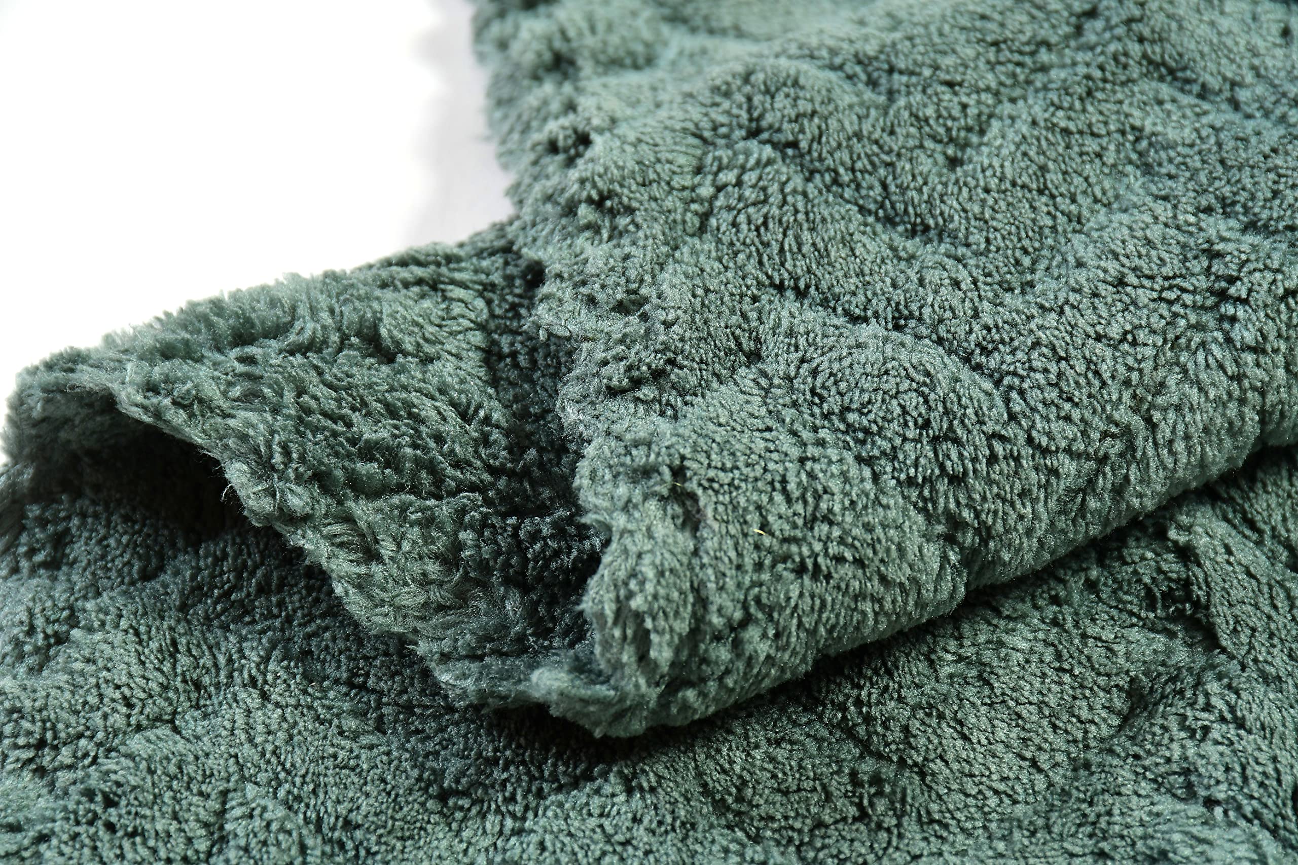 Ultra Absorbent & Super Soft 370 GSM Microfiber Face Towels - Set of 6 (Rust, Bottle Green, Grey) | Gentle Exfoliation for Daily Skincare, Makeup Removal & Spa Use