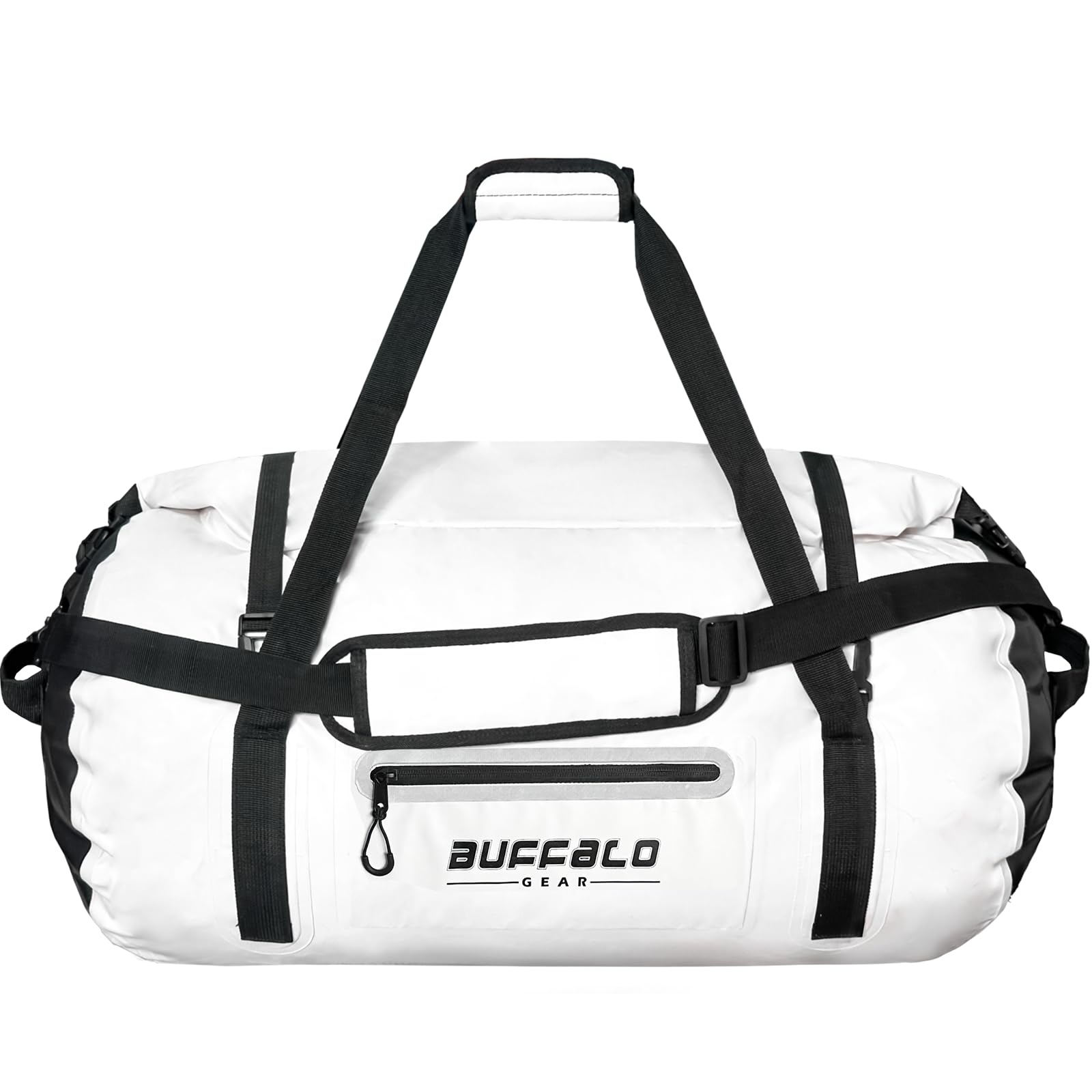 Buffalo Gear Waterproof Duffle Bag 40L 60L 80L - Heavy Duty Roll-top Dry Bag for Travel, Kayaking, Rafting, Boating, Fishing & Camping - Ideal for Outdoor Adventures and Water Sports