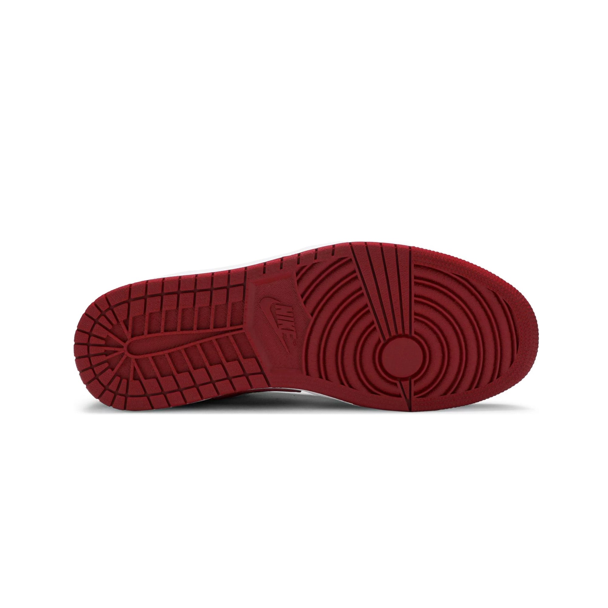 Air Jordan 1 Low 'Gym Red' White Sneakers - Men's Basketball Shoes for Casual Wear & Street Style
