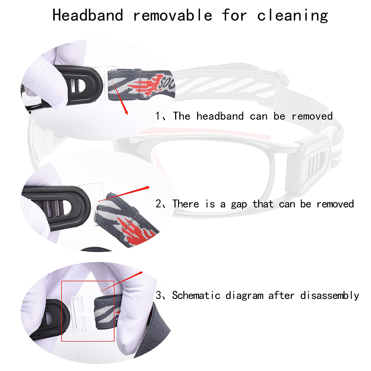 Anti-Fog Sports Goggles for Men & Women - Durable Basketball Football Protective Eyewear with Shock Resistance - Perfect for Outdoor Activities, Running, Cycling & Gym Workouts