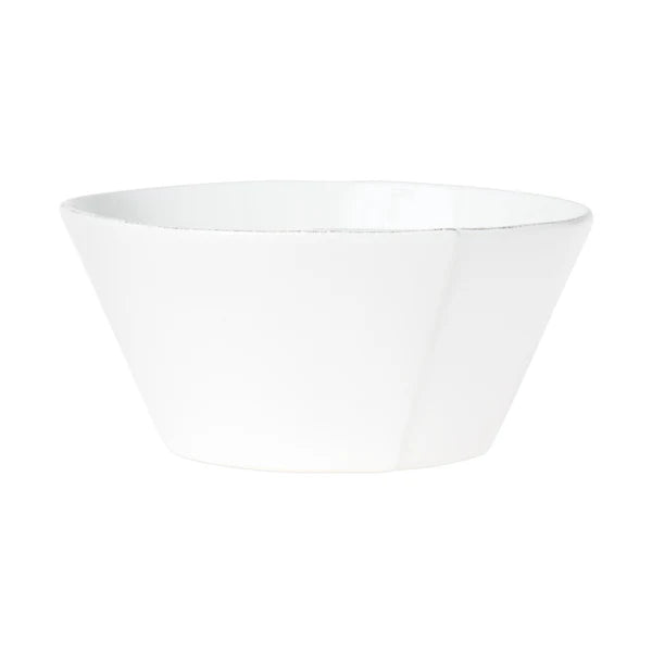Premium White Large Stacking Serving Bowl Set - Durable Porcelain for Entertaining, Parties & Family Dinners | Dishwasher & Microwave Safe
