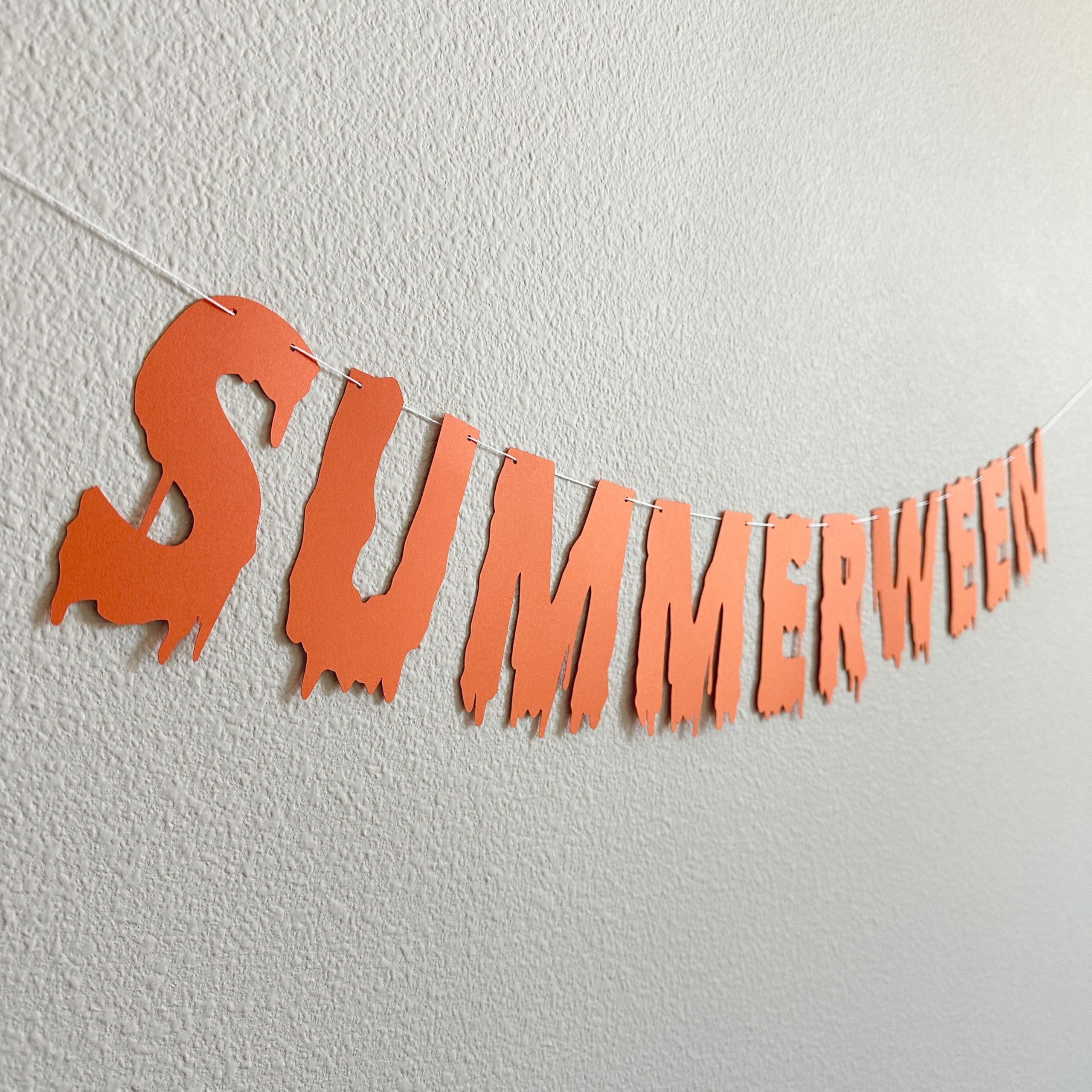 Summerween Banner & Decorations - Unique Summer Halloween Party Theme Ideas for Outdoor & Indoor Decor | Perfect for Backyard Parties, Poolside Celebrations & Spooky Summer Gatherings