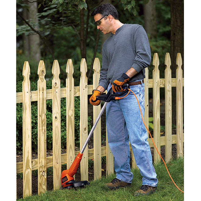 BLACK + DECKER ST7700 13-Inch 2-in-1 Corded Electric Grass Trimmer and Lawn Edger, 4.4 Amp Powerful Motor - Perfect for Yard Maintenance, Lawn Care, and Landscape Trimming