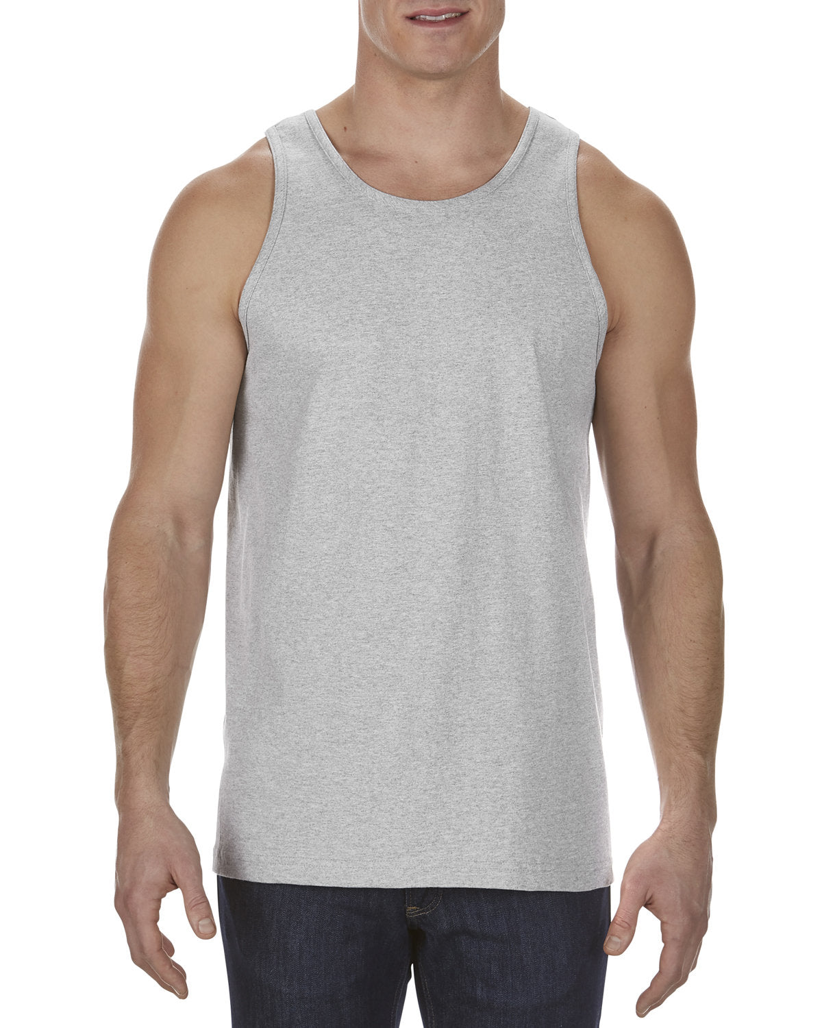 Alstyle AL1307 Men's & Women's 100% Cotton Tank Top - 6.0 oz. Comfort Fit Sleeveless Shirt for Gym, Workout, Summer & Casual Wear