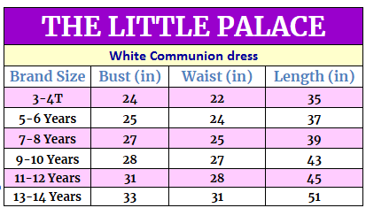 White Communion Dress for Girls - Elegant First Holy Communion Gown with Lace & Satin Details - Perfect for Church Ceremonies & Special Occasions