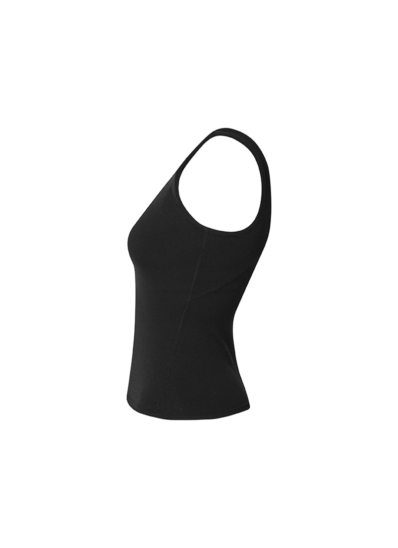 Black Label Signature Breathe V-Neck Tank Top for Women - Soft Stretchy Workout Shirt - Gym, Yoga & Casual Wear