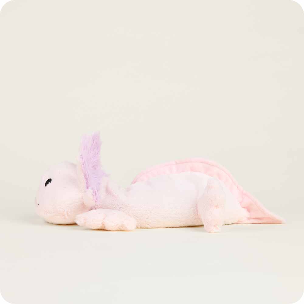 Pink Axolotl Warmies - Soft Microwavable Stuffed Animal for Kids & Adults | Perfect for Stress Relief, Anxiety Comfort & Warmth | Cute Plush Toy Gift for Christmas, Birthday & Relaxation