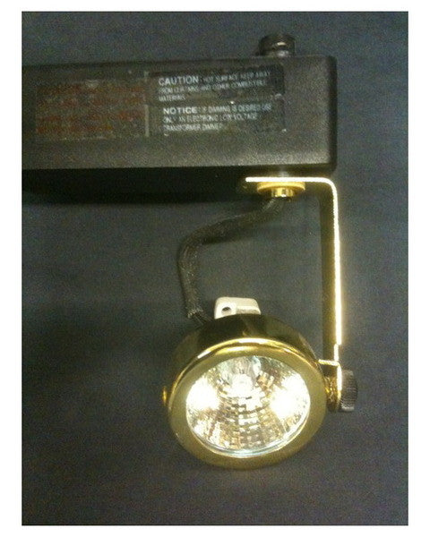 CREST 10 078 PB Polished Brass Low Voltage 50 Watt MR16 Track Head - Premium Lighting for Home, Office & Retail Spaces