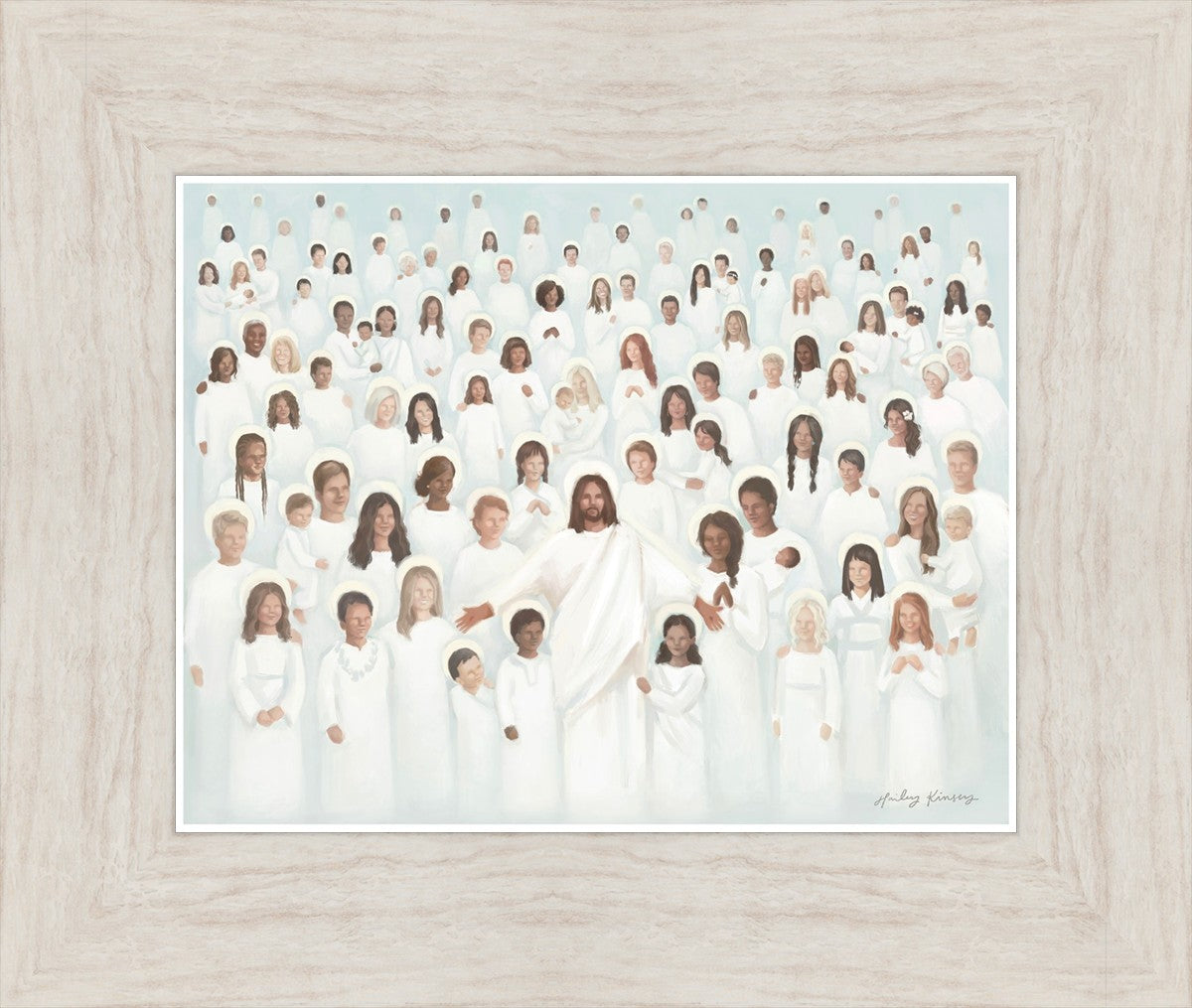 Body Of Christ By Hailey Kinsey - Inspirational Christian Wall Art for Home & Church Decor - Perfect for Living Room, Bedroom & Prayer Space