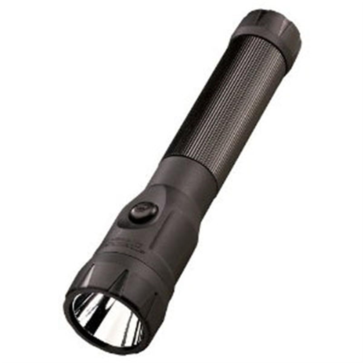 Streamlight 76116 PolyStinger LED Flashlight with 120V AC/DC Fast Charger & Piggyback Holder - High Lumens Tactical Flashlight for Police, Security, Camping & Emergency Use