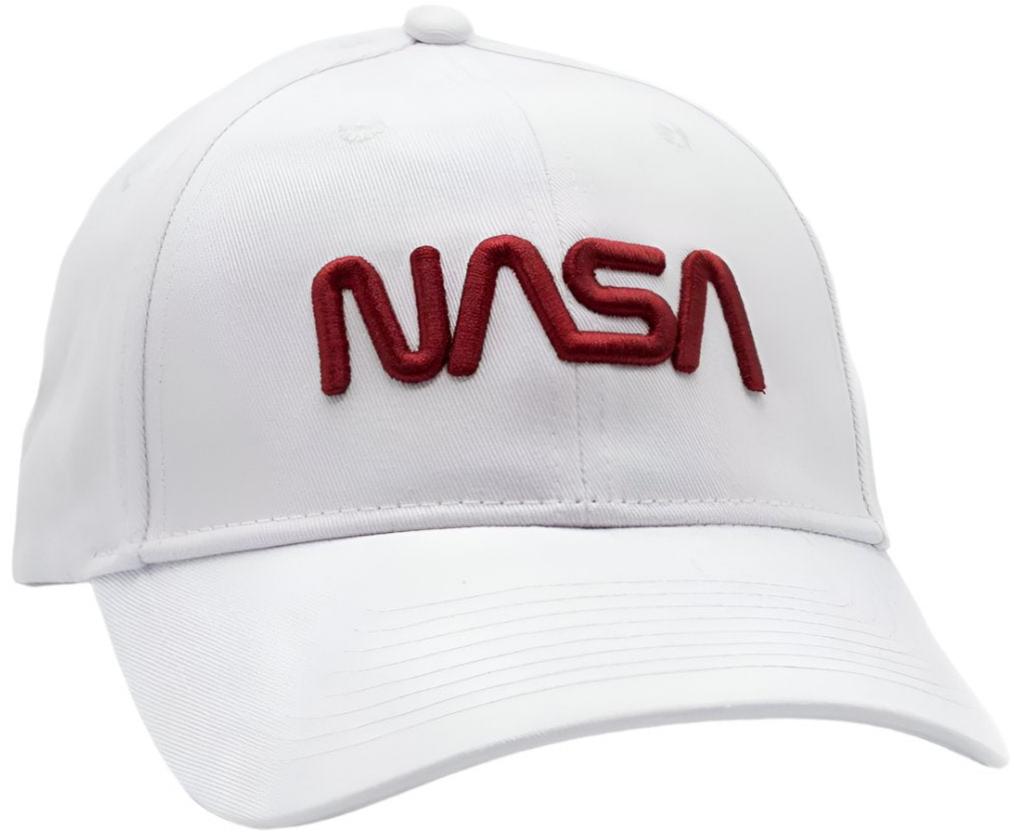 NASA Logo White Baseball Cap - Adjustable Cotton Snapback Hat for Men & Women - Perfect for Sports, Outdoor Activities & Casual Wear