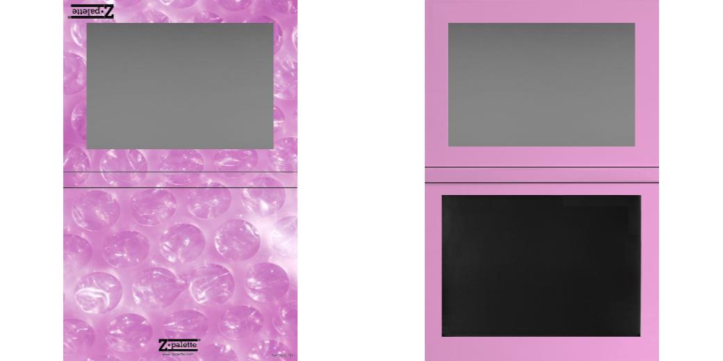 Custom Extra Large Magnetic Z Palette for Makeup Artists - Perfect for Eyeshadows, Blushes & Travel Makeup Organizer