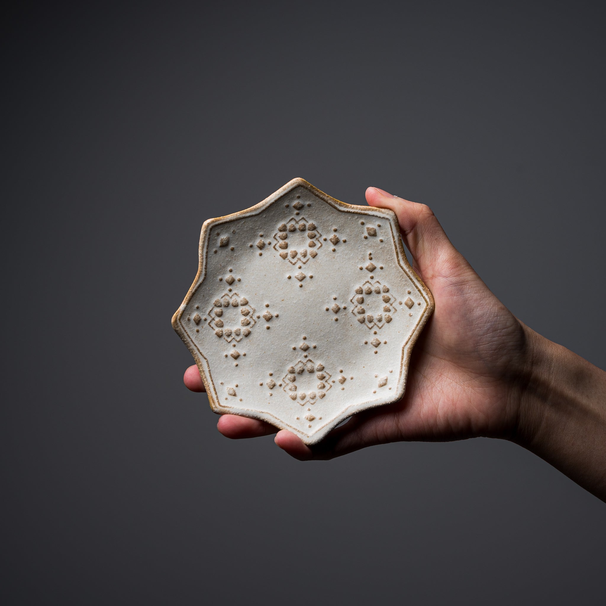 Wakasama Kiln Christmas Snowflake Plate - 2 Sizes for Holiday Table Decor & Festive Dinnerware