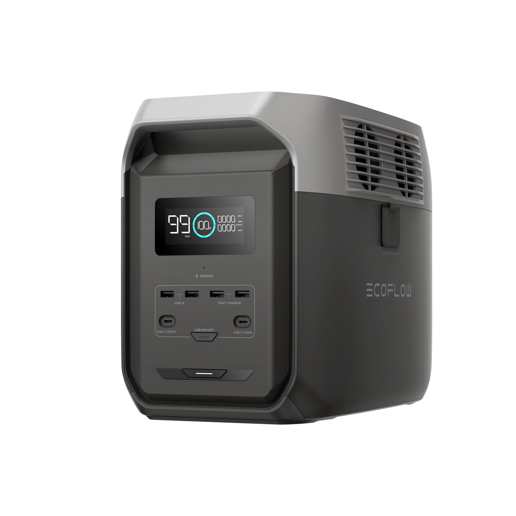 EcoFlow Delta 3 1500W Portable Solar Generator Power Station - Backup Power for Camping, Emergencies & Off-Grid Living