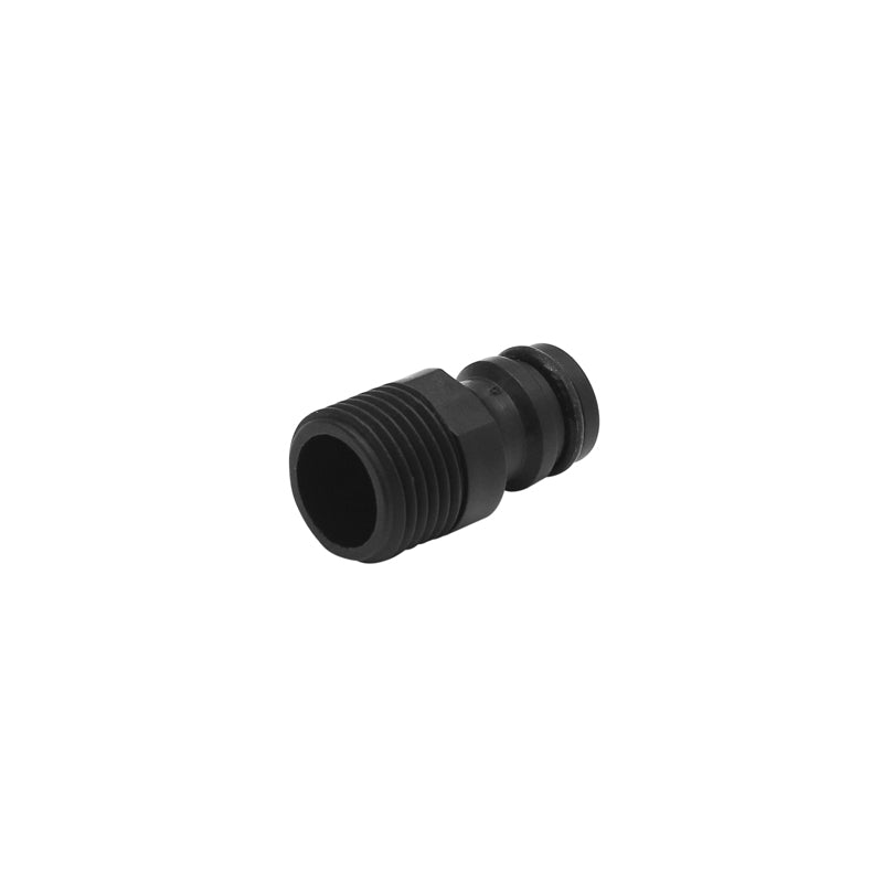 1/2 Inch Male Thread to Male Quick Connect Adapter - Brass Fitting for Air, Water, and Fuel Lines - Perfect for Plumbing, Pneumatic, and Hydraulic Systems