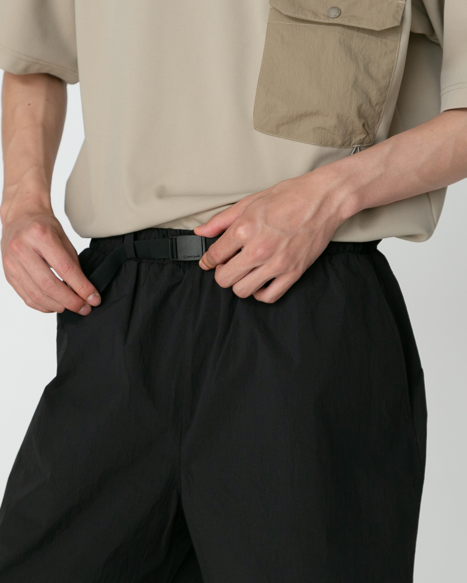 Premium Nylon Tussah 2-Way Stretch Shorts for Men & Women - Comfortable Athletic Shorts for Running, Yoga, and Casual Wear