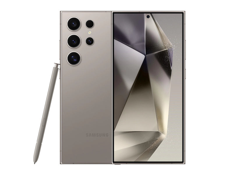 Samsung Galaxy S24 Ultra 512GB Smartphone - Titanium Gray (AT&T Unlocked) - Premium Android Phone with High-Res Camera & Long Battery Life for Business, Travel & Photography