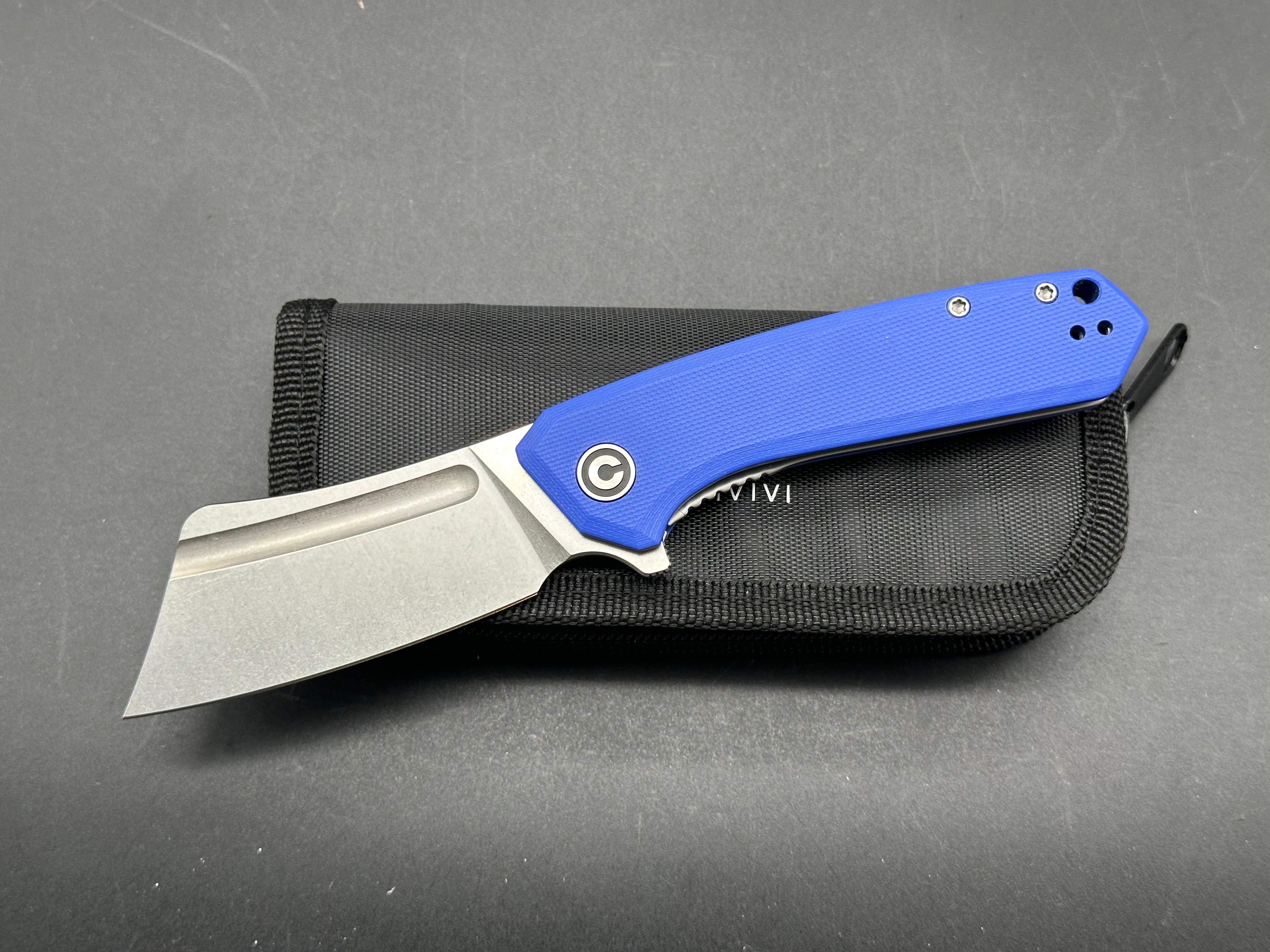 CIVIVI Mini Bullmastif Flipper Knife - Premium G10 Handle Folding Pocket Knife for EDC, Outdoor Camping & Survival Gear