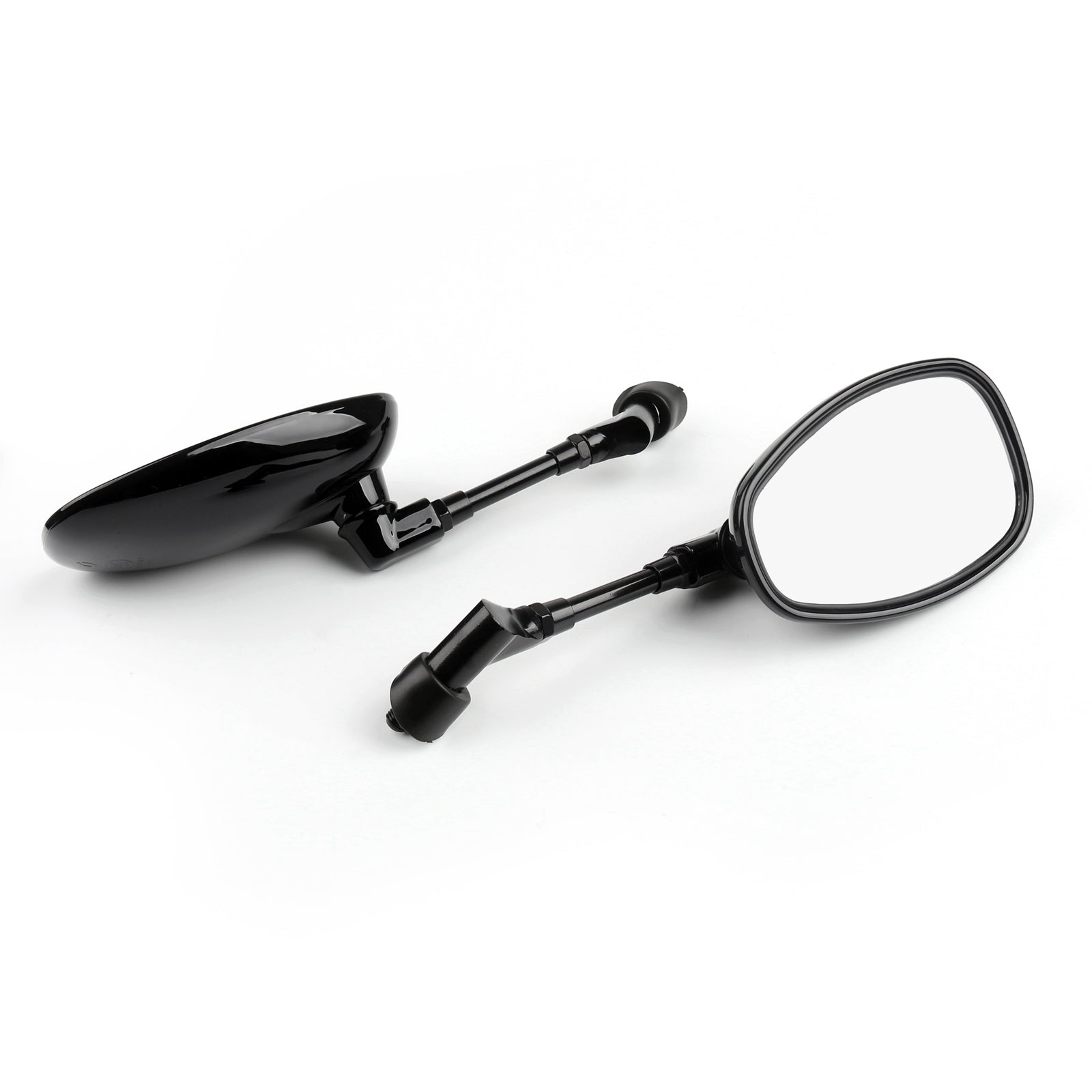 10mm Universal Motorcycle Rear View Mirrors - Compatible with Suzuki GSF250 Bandit 250/400/600 & SV1000 - Durable Adjustable Safety Mirrors for Better Road Visibility - Perfect for Highway Cruising and City Commuting