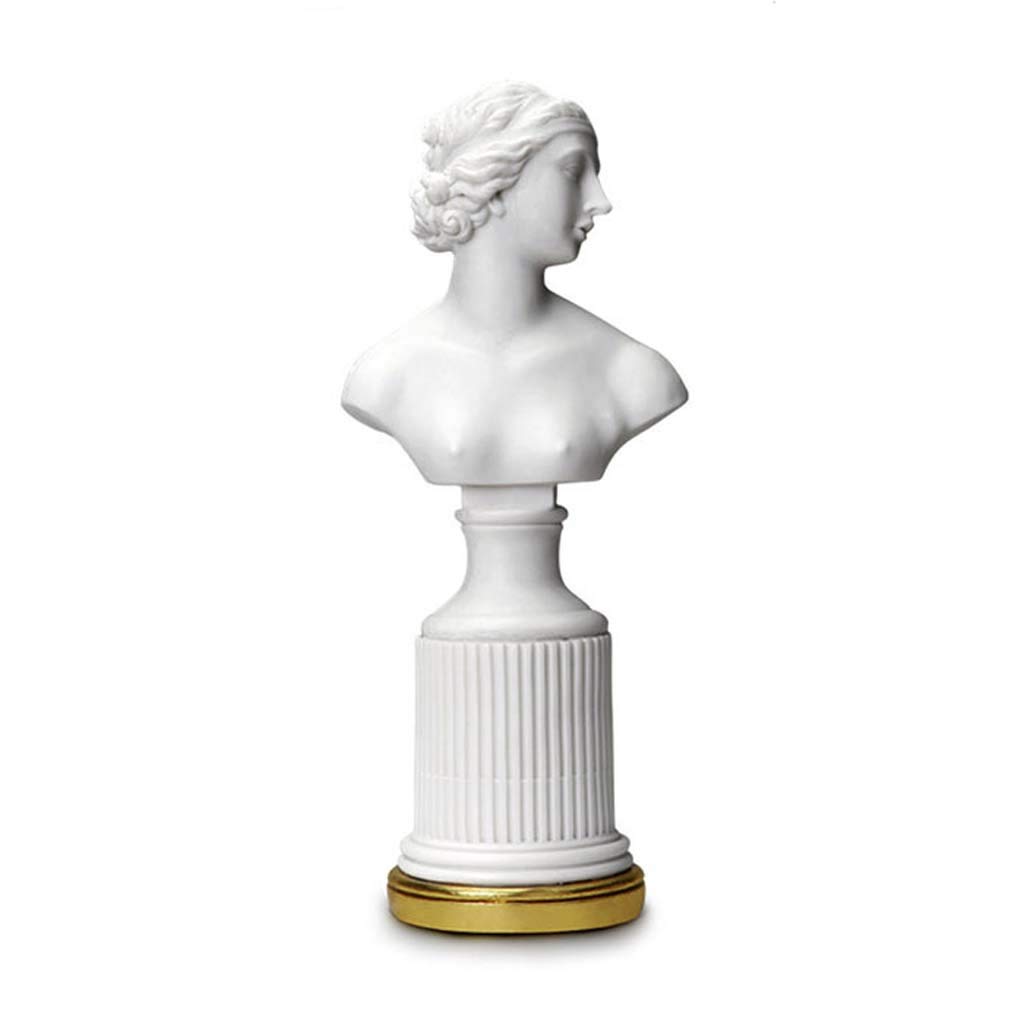 Venus de Milo Resin Statue - 17.3 Inch Greek Goddess Sculpture for Home Decor, Office & Living Room | Elegant Ancient Art Craft for Classic Interior Design