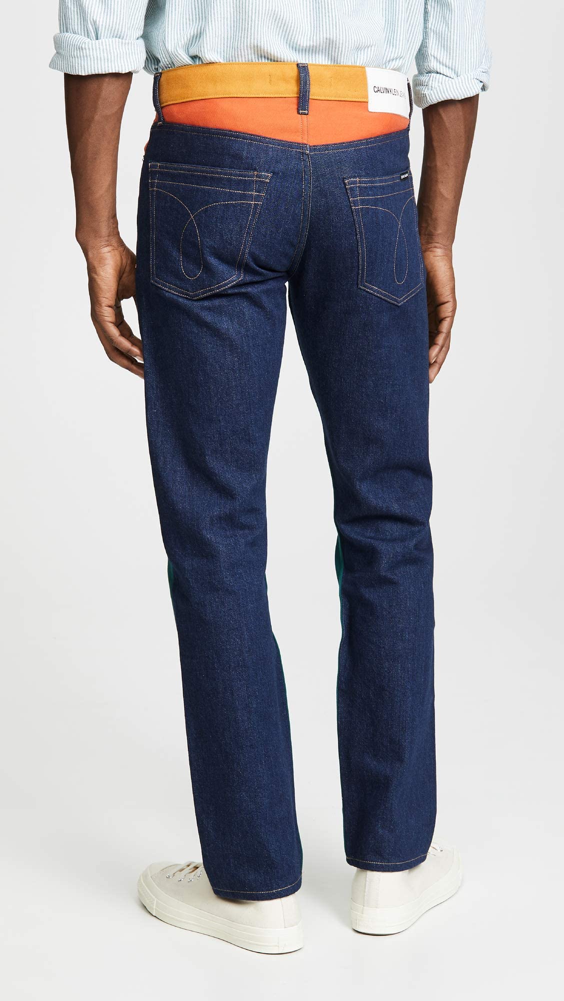 Calvin Klein Men's Straight Fit Jeans - Classic Denim Pants for Casual & Business Wear | Comfortable & Stylish for Everyday Use