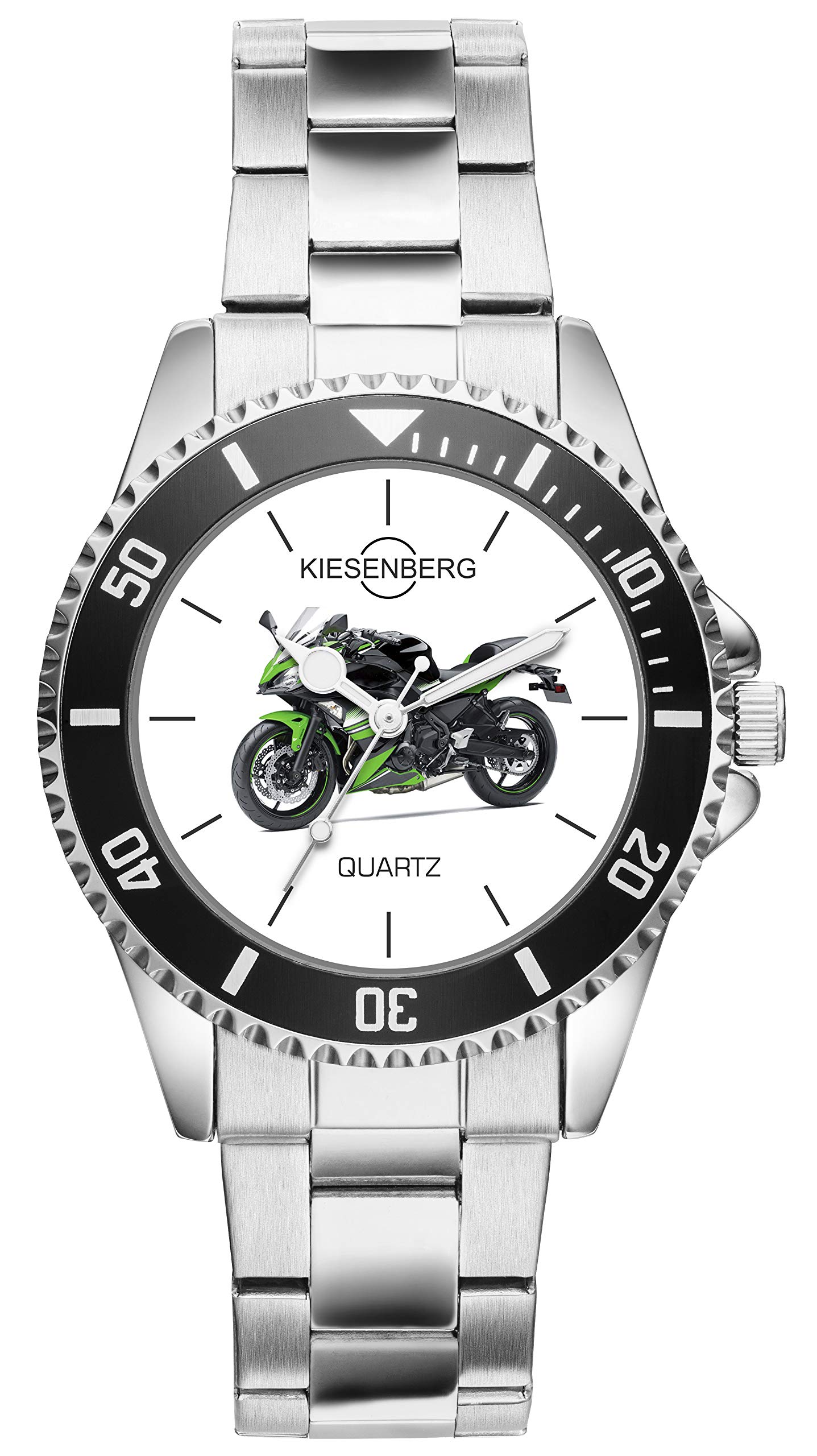 KIESENBERG Kawasaki Ninja Motorcycle Watch - Stylish Men's Gift for Motorcycle Enthusiasts - Perfect for Riding, Racing & Motorcycle Events