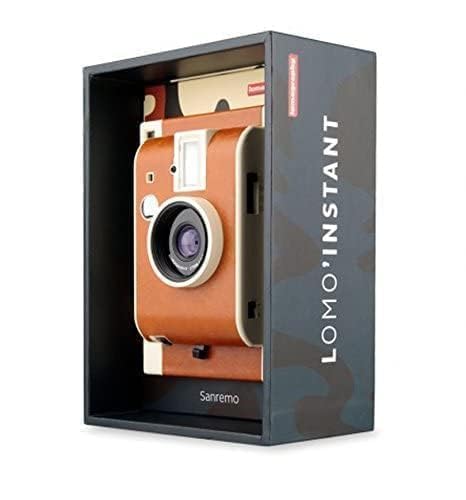 Lomography Lomo'Instant Sanremo Instant Film Camera - Vintage Style, Auto Exposure, Built-in Flash - Perfect for Travel, Parties & Creative Photography