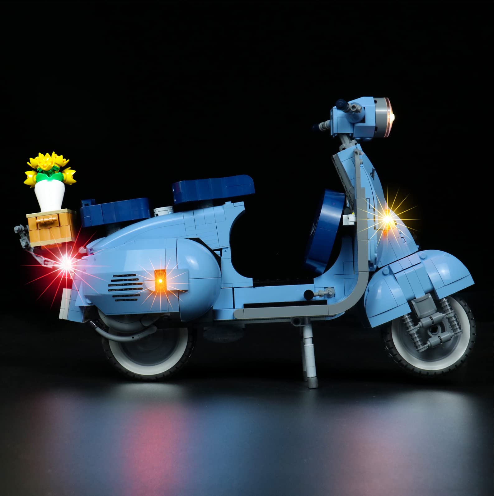 BrickBling LED Light Kit for LEGO Creator Vespa 125 (10298) - Compatible with Lego Vespa Model - Perfect for Night Display & Showcase