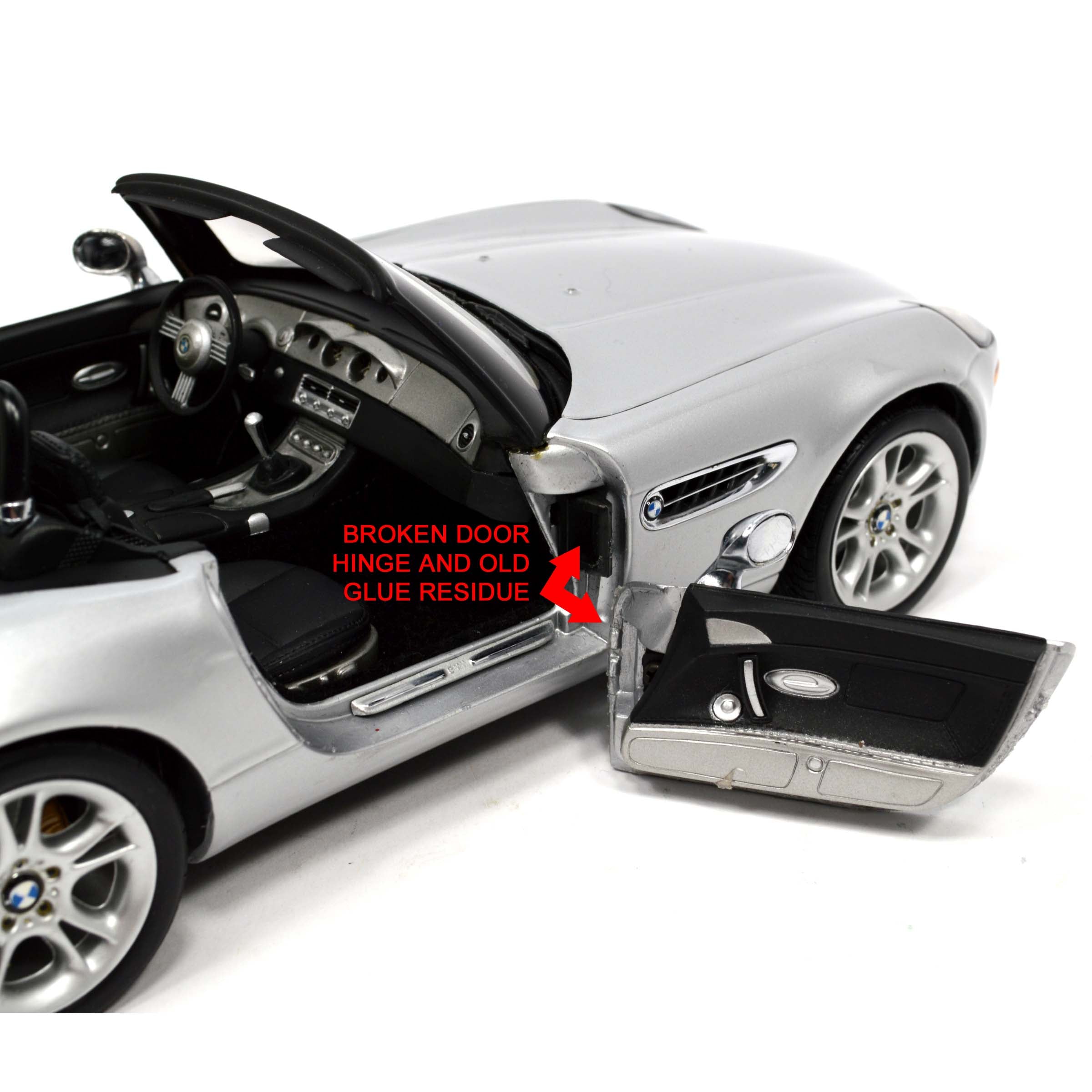 Exclusive 1:18 Scale James Bond BMW Z8 Diecast Model Car by Kyosho - Collectible Toy for Movie Fans & Car Enthusiasts - Perfect for Display, Gifts, and 007 Memorabilia Collections