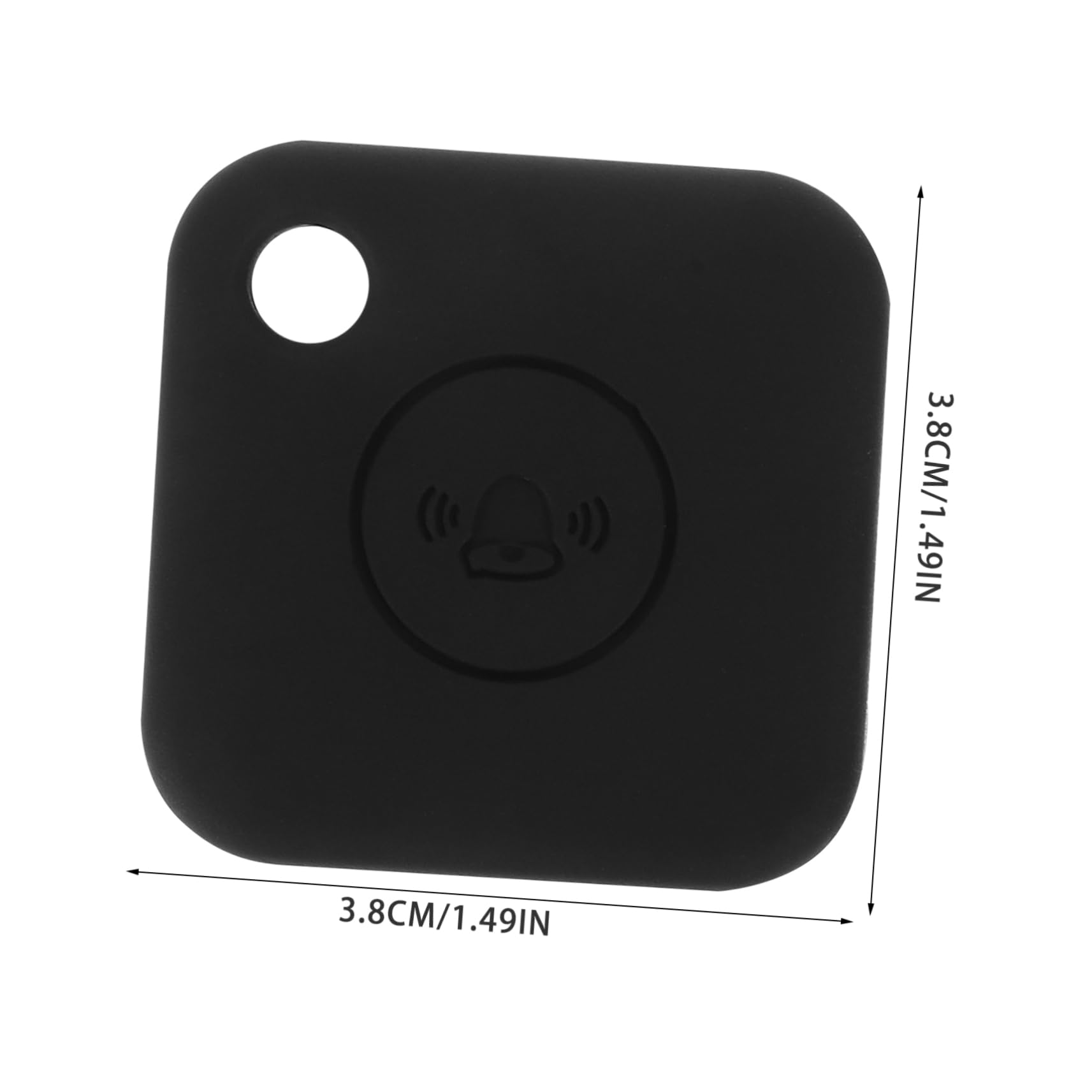 ETHZZLE Tile Tracker Pro 4-Pack - Premium Bluetooth Key Finder & Item Locator for Keys, Wallets, Bags (Black) | Anti-Loss Device for Home, Office & Travel Accessories