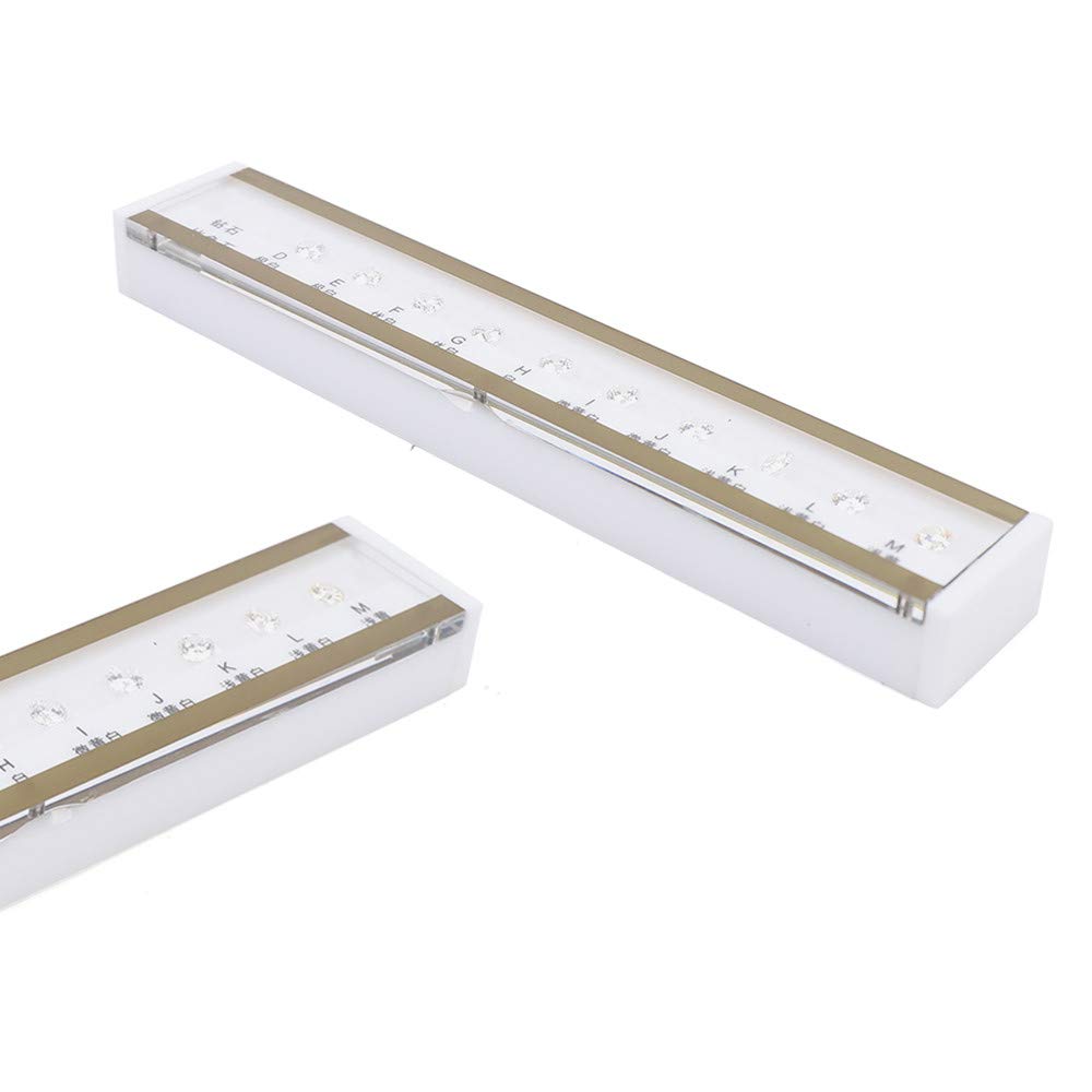 10CT Diamond Color Grading Grader Set - Professional D-M Color Tester Tool with 6.5mm White Diamonds for Jewelry Appraisal, Gemstone Evaluation & Diamond Certification (Ideal for Jewelers, Gemologists & Diamond Traders)