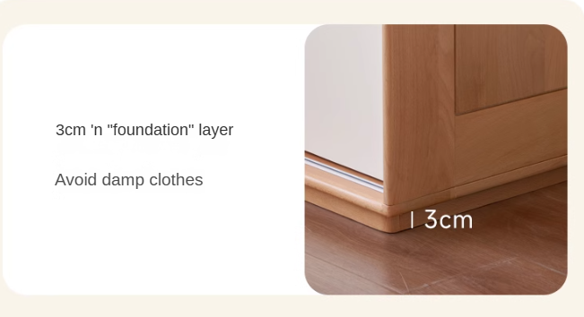 Solid Wood Beech & Poplar Nordic Sliding Door Wardrobe - Modern Closet for Bedroom, Living Room, and Entryway Storage