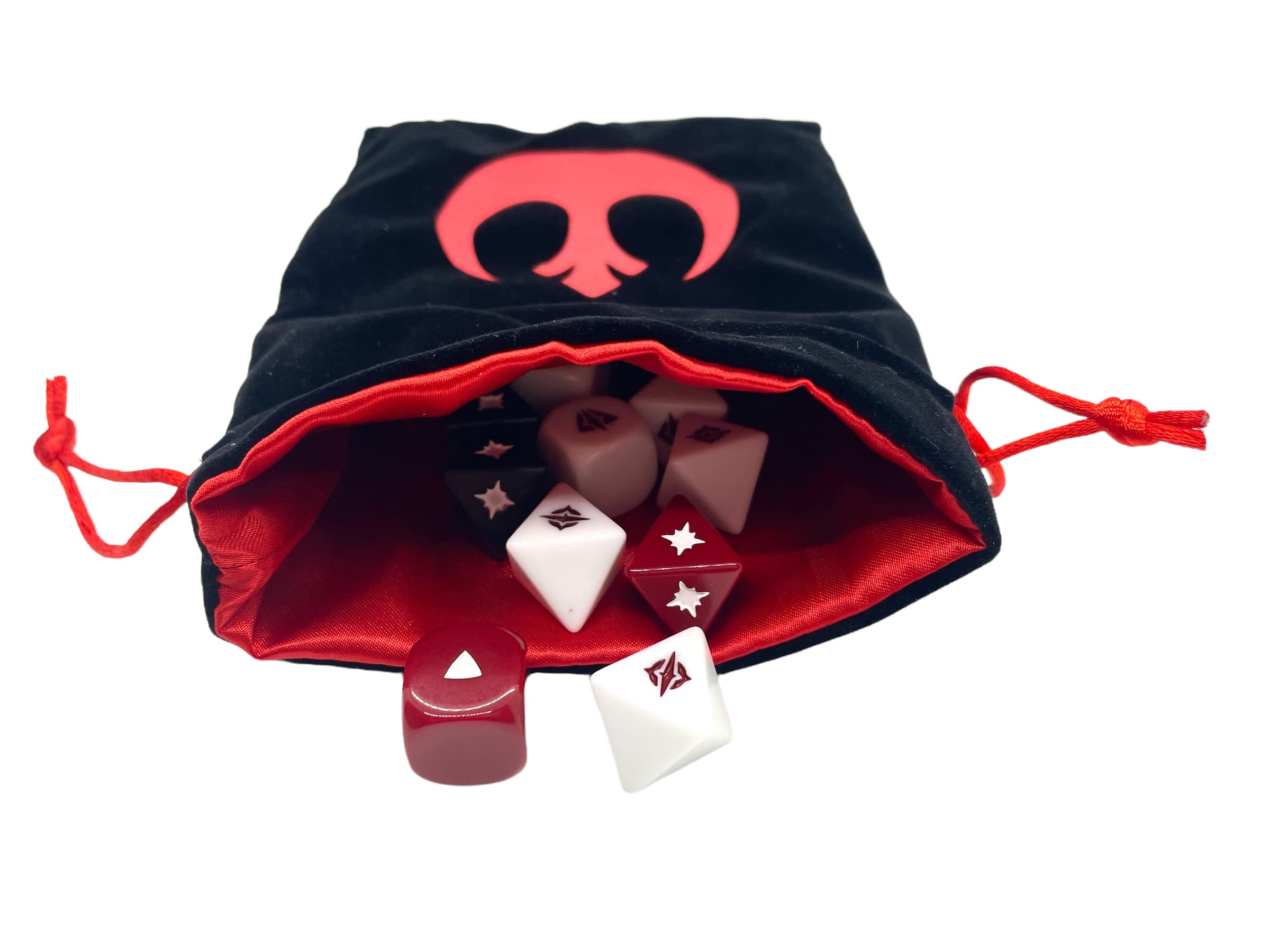 Star Wars Rebel Alliance Inspired Dice Bag for RPG Games - Black, Durable & Lightweight for Dungeons & Dragons, Magic The Gathering & Tabletop Gaming