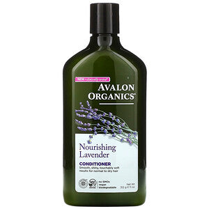 Avalon Organics Lavender Nourishing Conditioner - Hydrating & Soothing for Dry, Damaged Hair - Perfect for Daily Use & Scalp Care