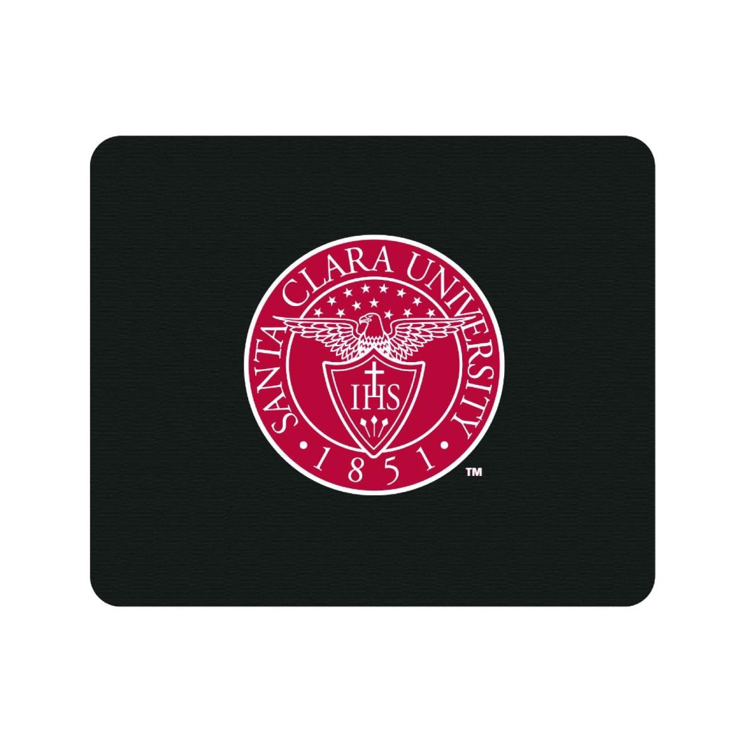 Santa Clara University Mouse Pad - Non-Slip Fabric Desk Mat with Floral Lace Design for Gaming, Office & Home Computer Use